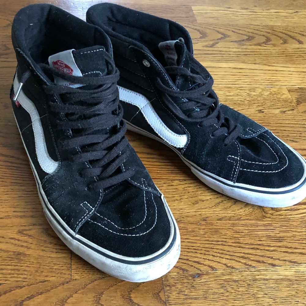 Vans Ska8 Hi Pro 12 classic black white